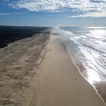 à Pour 4 Pers, Face à L'océan, Balcon, Parking, Ménage Inclus - Fr-1-50-120 Appartement Mimizan